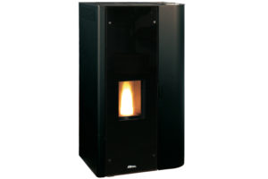 poêle granulés Albia 8 acier noir de la marque Fonte Flamme