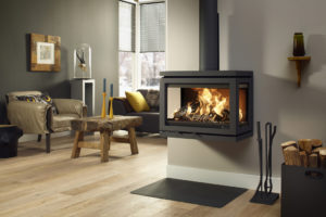 Poêle bois vidar wall - DIK GEURTS