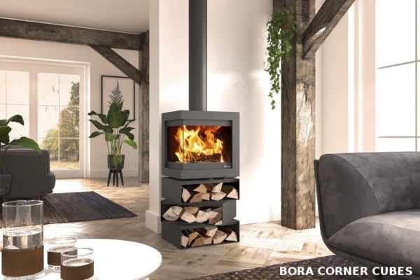 poêle bois - BORA CORNER - DIK GEURTS