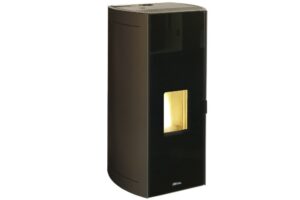 poêle granulés MILA 9 acier moka de la marque Fonte Flamme