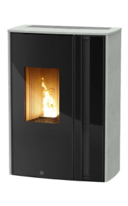 poêle à granulés MELTEMI pierre ollaire de la marque JM poêle