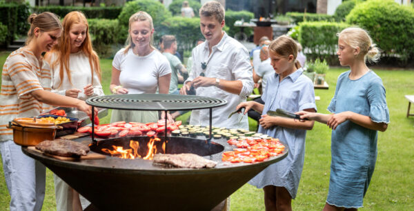 BRASERO BARBECUE PLANCHA REMUNDI à bois ou charbon de bois