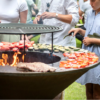 BRASERO BARBECUE PLANCHA REMUNDI à bois ou charbon de bois