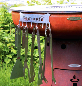 BRASERO BARBECUE PLANCHA REMUNDI à bois ou charbon de bois