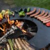 BRASERO BARBECUE PLANCHA REMUNDI à bois ou charbon de bois