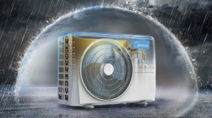 unité extérieur pour une pompe à chaleur air/air model Breezeless de la marque midéa