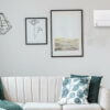 climatiseur mural essentiel blanc de la marque Mitsubishi