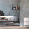console mural double flux blanche de la marque Toshiba