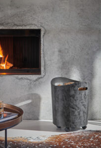 Corbeille à granulés ou à bûches OMEGA de a marque dix neuf